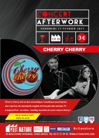 Concert Afterwork > CHERRY CHERRY. Le vendredi 17 février 2017 à ARRAS. Pas-de-Calais.  19H00